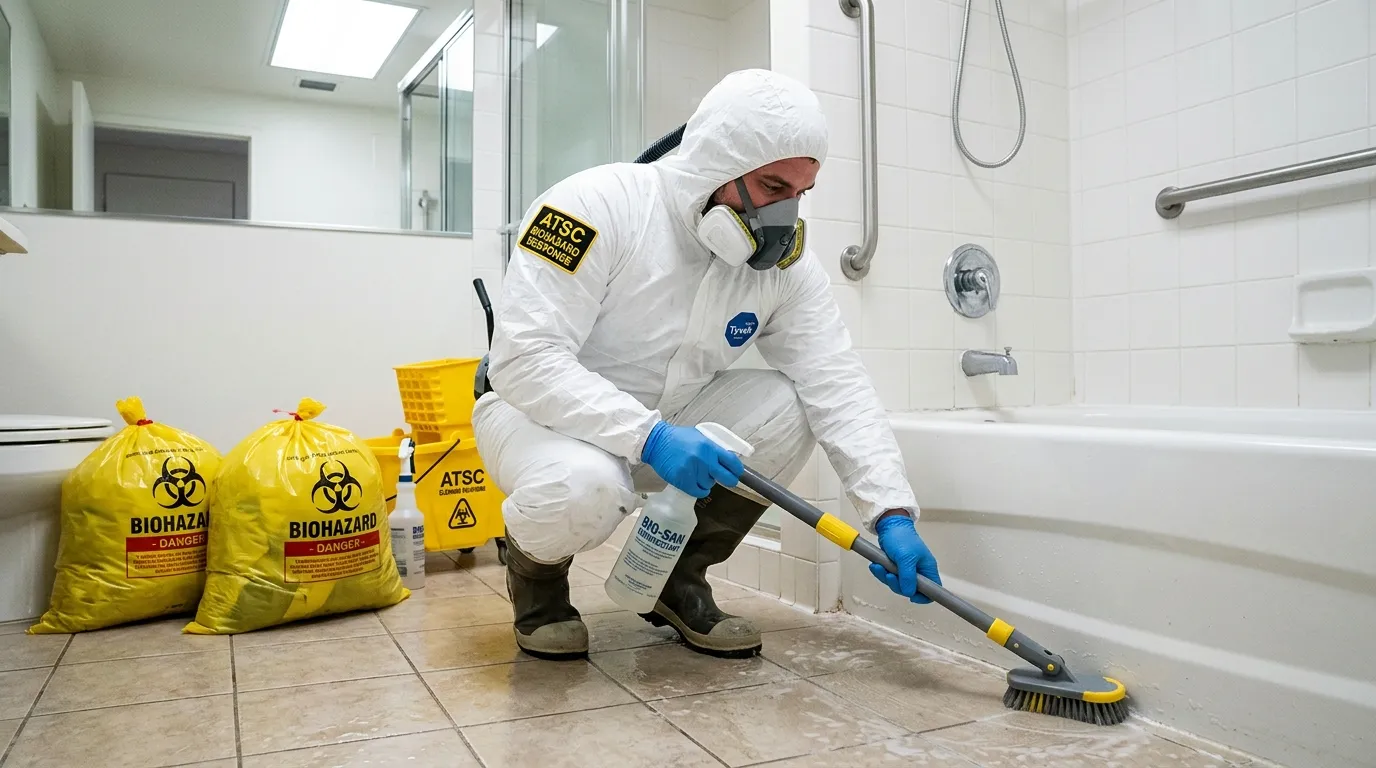 Decontamination equipment deployed for Blood Cleanup in South Peabody